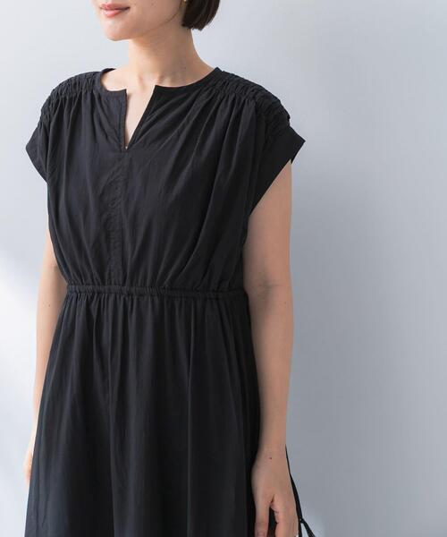 URBAN RESEARCH ROSSO WOMEN(アーバンリサーチ ロッソ)の「『WEB限定』コットンボイルワンピース(ワンピース・レディース・ラベンダー/ブルー/ブラック/ブラウン・38/36)」の21枚目の写真