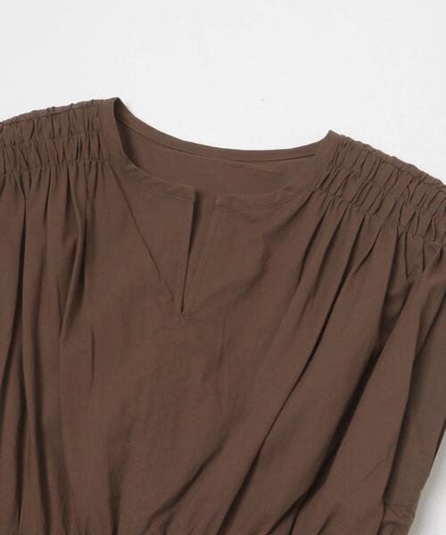 URBAN RESEARCH ROSSO WOMEN(アーバンリサーチ ロッソ)の「『WEB限定』コットンボイルワンピース(ワンピース・レディース・ラベンダー/ブルー/ブラック/ブラウン・38/36)」の12枚目の写真