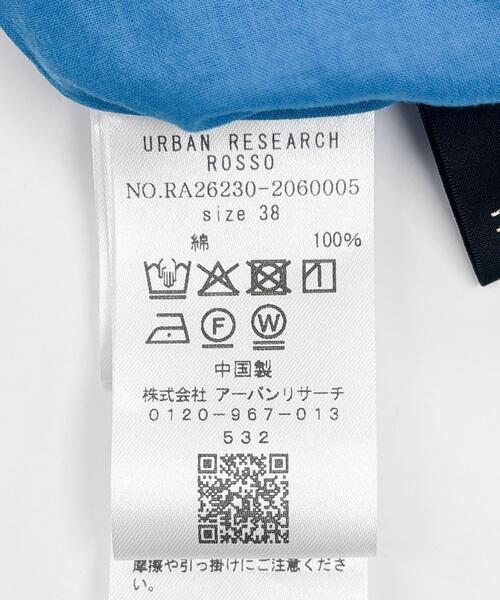 URBAN RESEARCH ROSSO WOMEN(アーバンリサーチ ロッソ)の「『WEB限定』コットンボイルワンピース(ワンピース・レディース・ラベンダー/ブルー/ブラック/ブラウン・38/36)」の18枚目の写真