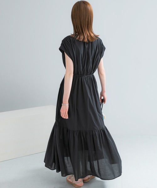 URBAN RESEARCH ROSSO WOMEN(アーバンリサーチ ロッソ)の「『WEB限定』コットンボイルワンピース(ワンピース・レディース・ラベンダー/ブルー/ブラック/ブラウン・38/36)」の10枚目の写真