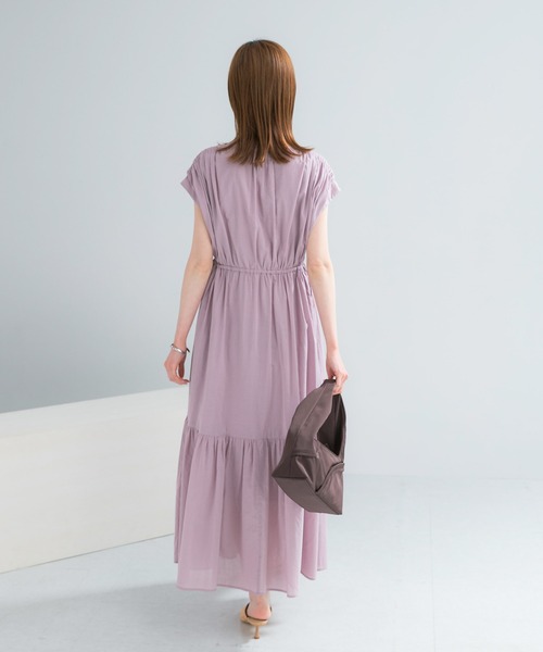 URBAN RESEARCH ROSSO WOMEN(アーバンリサーチ ロッソ)の「『WEB限定』コットンボイルワンピース(ワンピース・レディース・ラベンダー/ブルー/ブラック/ブラウン・38/36)」の20枚目の写真