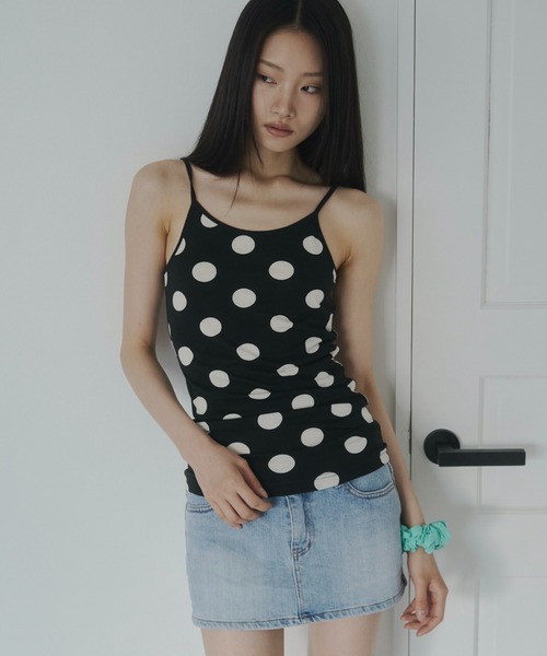 Mesh Frill Camisole（キャミソール）｜anuke（アンヌーク）の