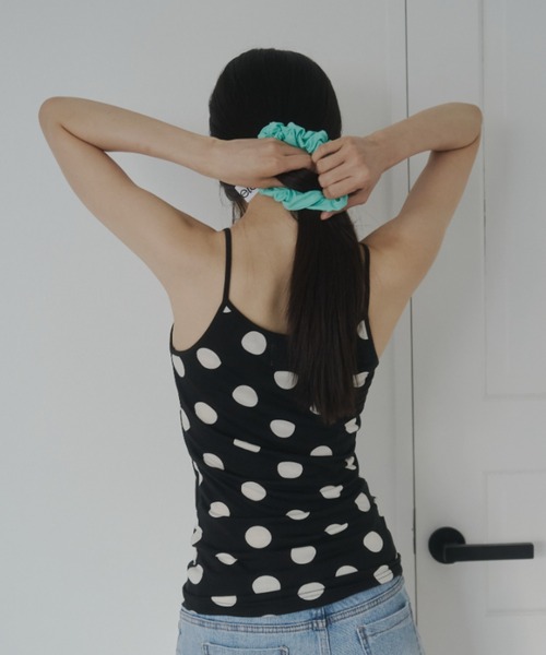 FEKETE(フェケテ)の「polka camisole / ドットキャミソール(キャミソール・レディース・ブラック/ホワイト・LARGE/MEDIUM/SMALL)」の9枚目の写真