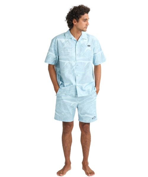 BILLABONG（ビラボン）の「ビラボン BILLABONG アウトドアカジュアル 半袖シャツ SUBMERSIBLE SHIRTS（シャツ/ブラウス・メンズ・ブルー・LL/M/L）」の3枚目の写真