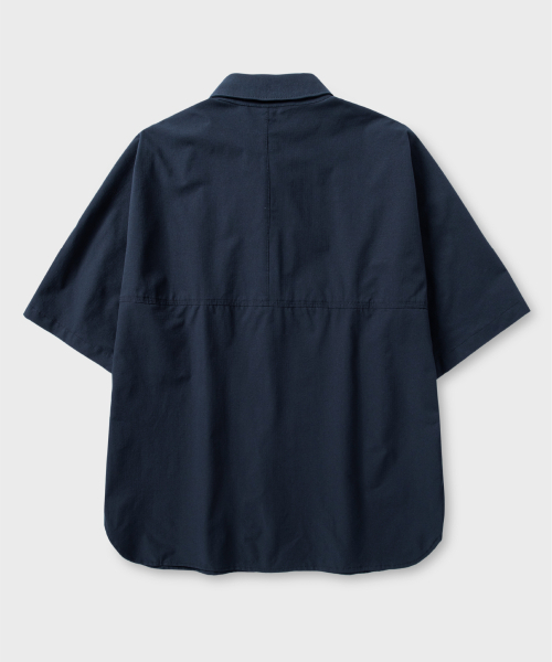NONBLANK(ノンブランク)の「ヒドゥンボタンダウンシャツ_ダークネイビー(シャツ/ブラウス・レディース・その他・MEDIUM/LARGE/X-LARGE)」の2枚目の写真