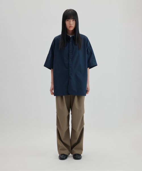 NONBLANK(ノンブランク)の「ヒドゥンボタンダウンシャツ_ダークネイビー(シャツ/ブラウス・レディース・その他・MEDIUM/LARGE/X-LARGE)」の12枚目の写真