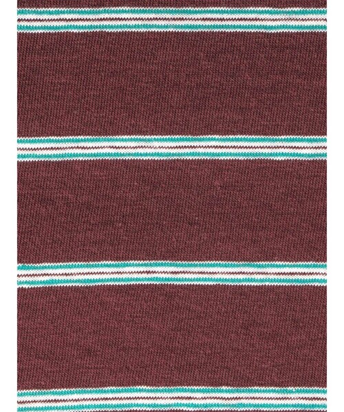 MIDIUMISOLID(ミディウミソリッド)の「MIDIUMISOLID for Ladies マルチボーダーポロシャツ(Tシャツ/カットソー・レディース・ワインレッド/キナリ・FREE)」の14枚目の写真
