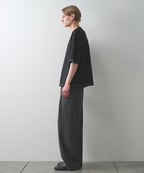 STUDIOUS(ステュディオス)の「【STUDIOUS】竹からできた素材 BAMBOO RAYON SHIRTS(シャツ/ブラウス・メンズ・ダークグレー/ブラック/ストライプ/ホワイト・2/1)」の15枚目の写真