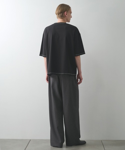 STUDIOUS(ステュディオス)の「【STUDIOUS】竹からできた素材 BAMBOO RAYON SHIRTS(シャツ/ブラウス・メンズ・ダークグレー/ブラック/ストライプ/ホワイト・2/1)」の16枚目の写真