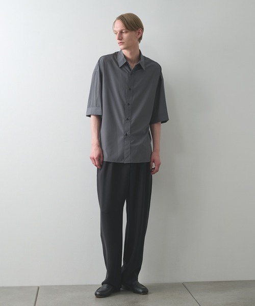 STUDIOUS(ステュディオス)の「【STUDIOUS】竹からできた素材 BAMBOO RAYON SHIRTS(シャツ/ブラウス・メンズ・ダークグレー/ブラック/ストライプ/ホワイト・2/1)」の17枚目の写真