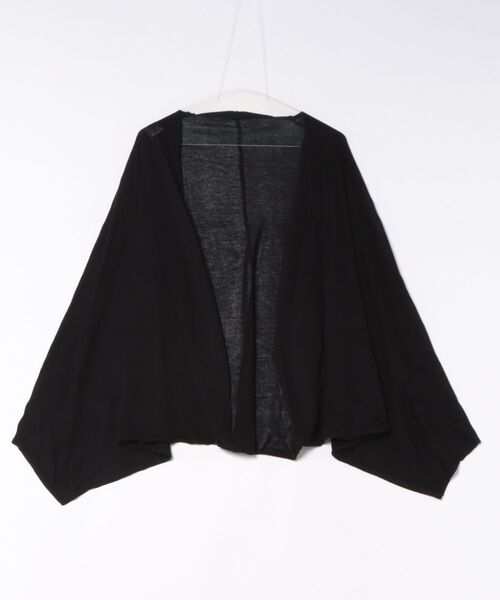 LAULEN（ローレン）の「drape dolman sleeve knit cardigan /ドレープドルマンスリーブニットカーディガン（カーディガン/ボレロ・レディース・ブラウン/オートミール/ベージュ/ブラック・FREE）」の2枚目の写真