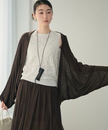 drape dolman sleeve knit cardigan /ドレープドルマンスリーブニットカーディガン