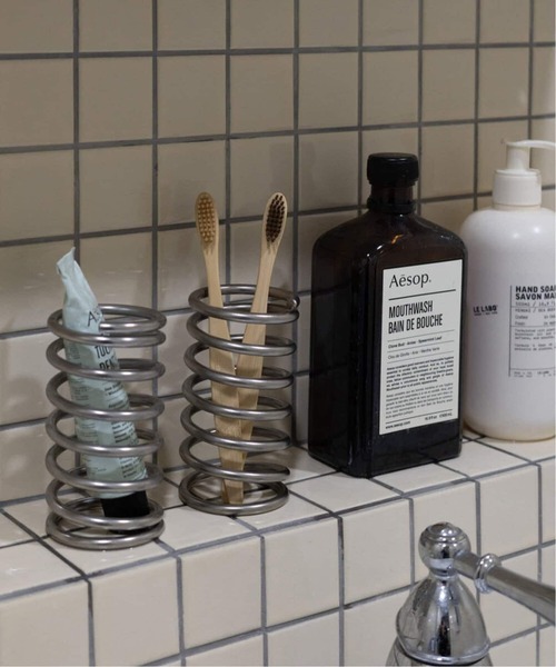TUDES トゥーデス　歯ブラシ　ホルダー　正規品 TUDES/トゥーデス】 SPIRAL HOLDER SV 歯ブラシホルダー