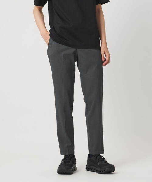 UNITED ARROWS(ユナイテッドアローズ)の「ライトサッカー ノープリーツ テーパードパンツ UA COZY ウォッシャブル 2WAYストレッチ(スラックス・メンズ・オリーブ/ネイビー・L/XL/M/S/XXL)」の6枚目の写真