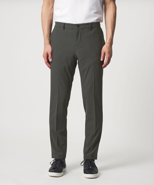 UNITED ARROWS(ユナイテッドアローズ)の「ライトサッカー ノープリーツ テーパードパンツ UA COZY ウォッシャブル 2WAYストレッチ(スラックス・メンズ・オリーブ/ネイビー・L/XL/M/S/XXL)」の12枚目の写真