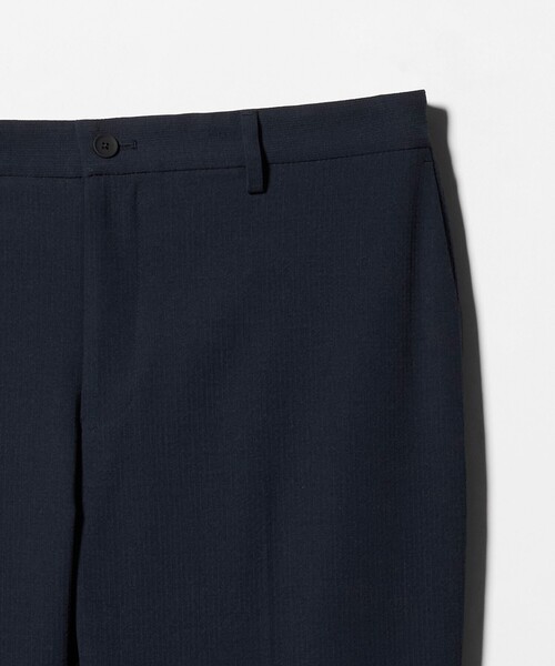 UNITED ARROWS(ユナイテッドアローズ)の「ライトサッカー ノープリーツ テーパードパンツ UA COZY ウォッシャブル 2WAYストレッチ(スラックス・メンズ・オリーブ/ネイビー・L/XL/M/S/XXL)」の17枚目の写真