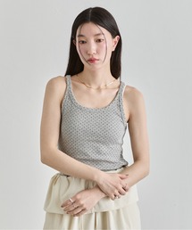 Dot Sleeveless Tank Top / ドットスリーブレスタンクトップ