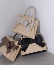 PROPORTION BODY DRESSING（プロポーションボディドレッシング）の「雑材フロントリボンバッグミニ / 1216181408（ショルダーバッグ）」