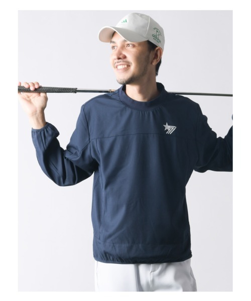 stella77golf（ステラセブンティーンセブンゴルフ）の「8WAY 撥水加工ｽﾄﾚｯﾁﾌﾟﾙｵｰﾊﾞｰ（Tシャツ/カットソー・メンズ・ネイビー/ブラック・LARGE/X-LARGE/XX-LARGE/MEDIUM）」の16枚目の写真