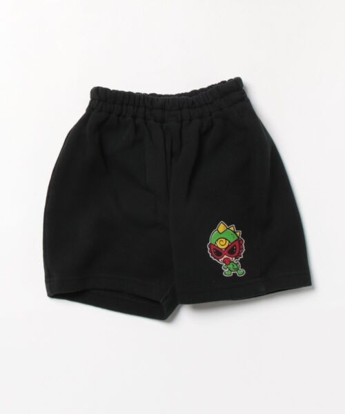 HYSTERIC MINI(ヒステリックミニ)の「MINILA しっぽ付き ハーフパンツ(その他パンツ・キッズ・ブラック・100)」の1枚目の写真
