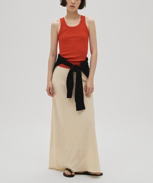 TODAYFUL（トゥデイフル）の「[TODAYFUL/トゥデイフル] シームレス リブタンクトップ（タンクトップ・レディース・ピンク/レッド/ミント・F）」の8枚目の写真