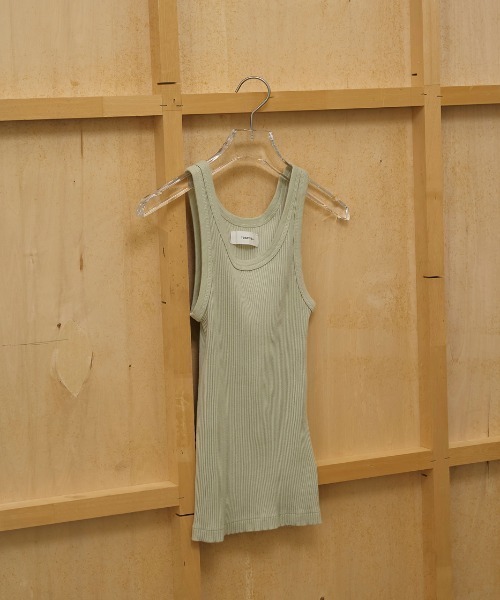 TODAYFUL（トゥデイフル）の「[TODAYFUL/トゥデイフル] シームレス リブタンクトップ（タンクトップ・レディース・ピンク/レッド/ミント・F）」の12枚目の写真