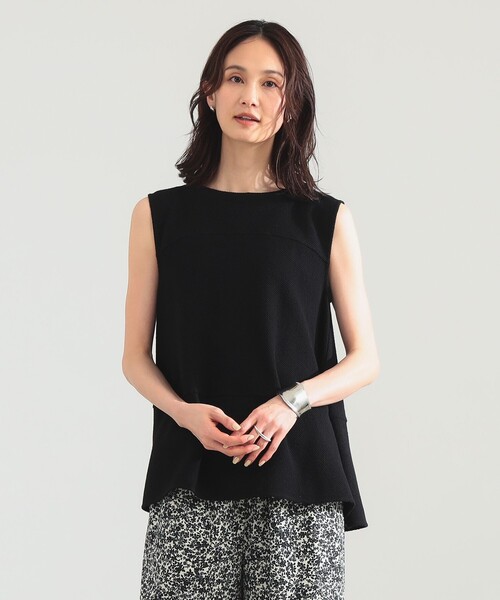 Demi-Luxe BEAMS(デミルクス ビームス)の「ラッセルメッシュ ノースリーブ プルオーバー(Tシャツ/カットソー・レディース・ブラック/ホワイト/オレンジ・ONE SIZE)」の22枚目の写真