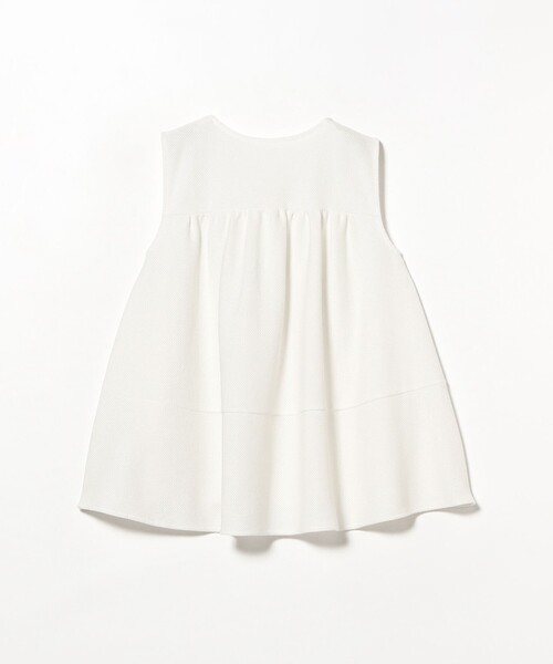 Demi-Luxe BEAMS(デミルクス ビームス)の「ラッセルメッシュ ノースリーブ プルオーバー(Tシャツ/カットソー・レディース・ブラック/ホワイト/オレンジ・ONE SIZE)」の15枚目の写真