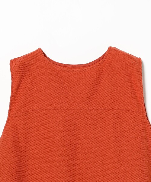 Demi-Luxe BEAMS(デミルクス ビームス)の「ラッセルメッシュ ノースリーブ プルオーバー(Tシャツ/カットソー・レディース・ブラック/ホワイト/オレンジ・ONE SIZE)」の9枚目の写真
