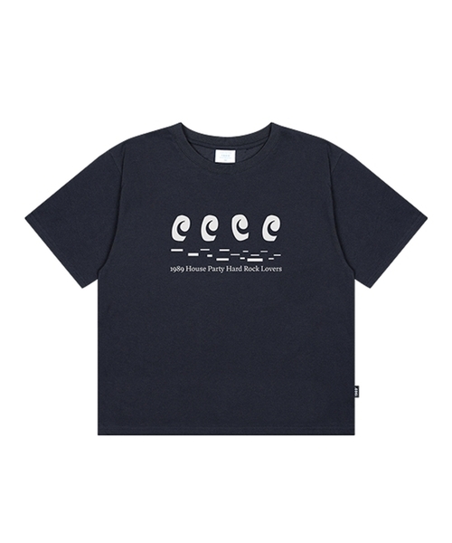 1989STANDARD(1989スタンダード)の「HARD ROCK LOVERS クールコットンクロップ半袖 (SCTSTD-0246)(Tシャツ/カットソー・メンズ・ホワイト/ブラック/ネイビー/ダークグレー・X-LARGE/MEDIUM/LARGE)」の4枚目の写真