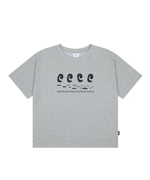 1989STANDARD(1989スタンダード)の「HARD ROCK LOVERS クールコットンクロップ半袖 (SCTSTD-0246)(Tシャツ/カットソー・メンズ・ホワイト/ブラック/ネイビー/ダークグレー・X-LARGE/MEDIUM/LARGE)」の3枚目の写真