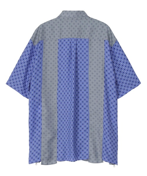 ZUCCa(ズッカ)の「DOT DOCKING / シャツ(シャツ/ブラウス・レディース・ブルー・M size/XL)」の2枚目の写真