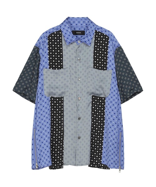 ZUCCa(ズッカ)の「DOT DOCKING / シャツ / P(シャツ/ブラウス・レディース・ブルー・M size/XL)」の8枚目の写真