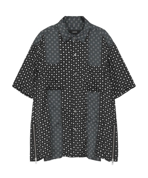 ZUCCa(ズッカ)の「DOT DOCKING / シャツ / P(シャツ/ブラウス・レディース・ブルー・M size/XL)」の9枚目の写真