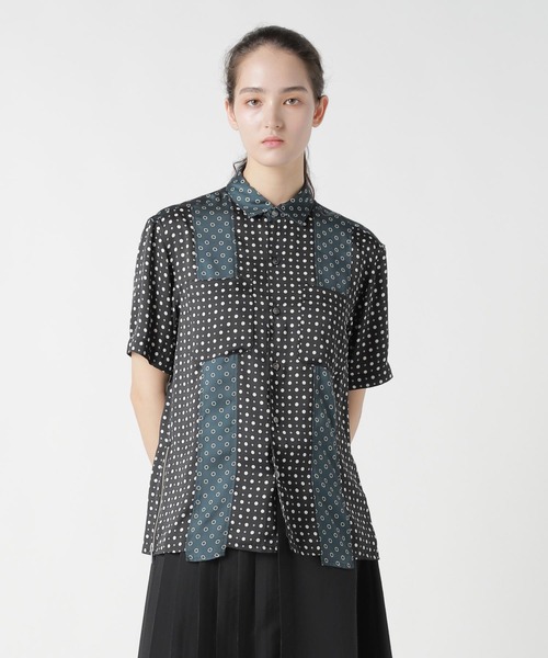 ZUCCa(ズッカ)の「DOT DOCKING / シャツ / P(シャツ/ブラウス・レディース・ブルー・M size/XL)」の4枚目の写真