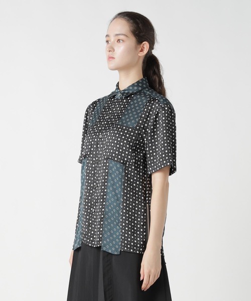 ZUCCa(ズッカ)の「DOT DOCKING / シャツ / P(シャツ/ブラウス・レディース・ブルー・M size/XL)」の5枚目の写真
