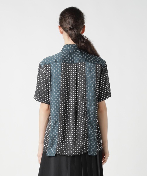ZUCCa(ズッカ)の「DOT DOCKING / シャツ / P(シャツ/ブラウス・レディース・ブルー・M size/XL)」の2枚目の写真
