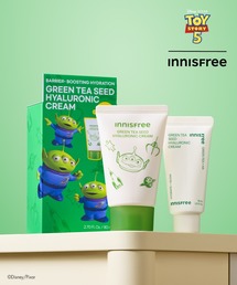 INNISFREE（イニスフリー）の「トイ・ストーリー グリーンティーシード ヒアルロン クリーム N セット（美容液/オイル/クリーム）」