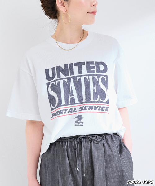 GOOD ROCK SPEED(グッドロックスピード)の「GOOD ROCK SPEED / グッドロックスピード USPS Tshirts A(Tシャツ/カットソー・レディース・ホワイト系その他/ホワイト/ライトグレー/ホワイト×ホワイト・FREE)」の3枚目の写真