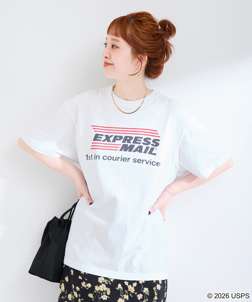 GOOD ROCK SPEED(グッドロックスピード)の「GOOD ROCK SPEED / グッドロックスピード USPS Tshirts A(Tシャツ/カットソー・レディース・ホワイト系その他/ホワイト/ライトグレー/ホワイト×ホワイト・FREE)」の2枚目の写真