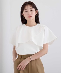 UR'S | 機能性カットソーフレアデザイントップス(Tシャツ/カットソー)