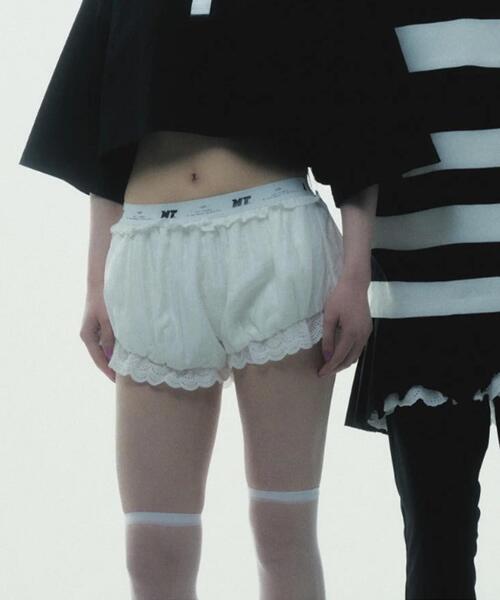 neith.（ネイス）の「neith./ネイス/Cotton Lace Drawers（その他パンツ・レディース・ピンク/ホワイト/ブルー・F）」の2枚目の写真