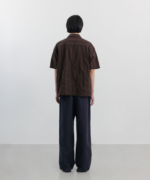 BLANKROOM（ブランクルーム）の「ラスティックラミバンディングパンツ_NAVY（その他パンツ・メンズ・その他・1/2/3/0）」の4枚目の写真