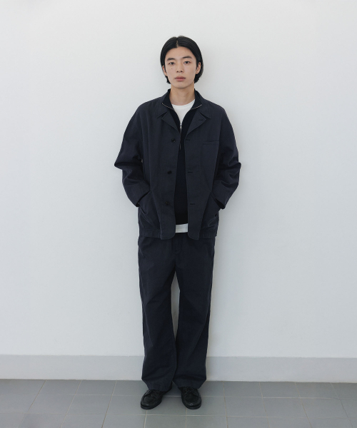 BLANKROOM（ブランクルーム）の「ラスティックラミバンディングパンツ_NAVY（その他パンツ・メンズ・その他・1/2/3/0）」の6枚目の写真