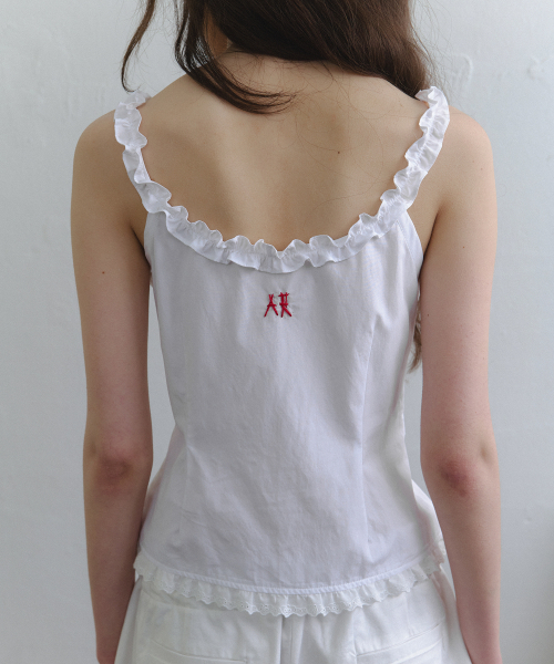 AARAN（アラン）の「ベリー スリーブレスブラウス_アイボリー（シャツ/ブラウス・レディース・アイボリー・SMALL/MEDIUM）」の4枚目の写真