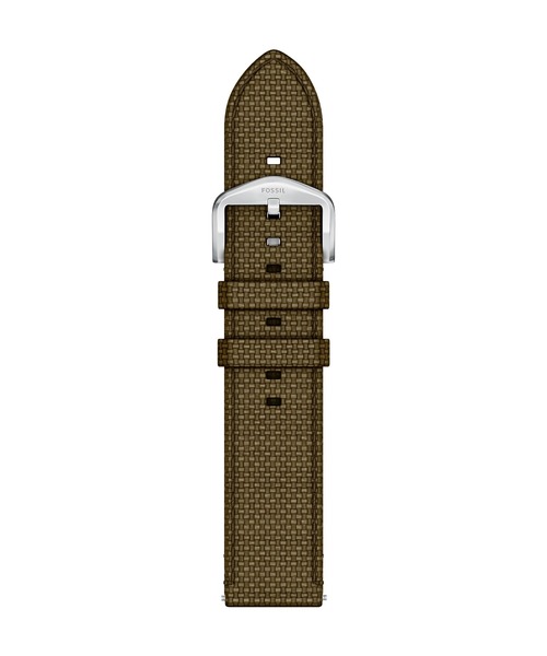 FOSSIL(フォッシル)の「フォッシル 腕時計ベルト メンズ ナイロン S221528(アナログ腕時計・メンズ・グリーン・FREE)」の1枚目の写真