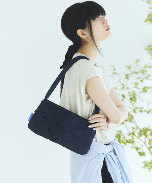 Firsthand(ファーストハンド)の「Firsthand/ファーストハンド フラワーキルト パッチワーク ワンハンドルバッグ(ハンドバッグ・レディース・ブラック/ネイビー/ブラウン/ホワイト・ONE SIZE)」の15枚目の写真