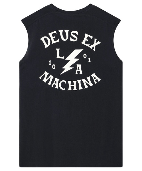 DEUS EX MACHINA(デウスエクスマキナ)の「CHINOOK MUSCLE(タンクトップ・メンズ・ブラック・M/L)」の8枚目の写真