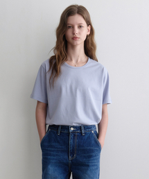 esu u neck t-shirts (sky)