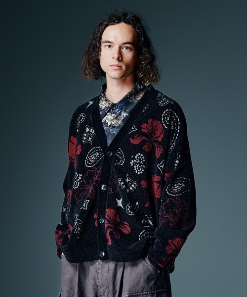 Flower Paisley кардиган — флоральный кардиган